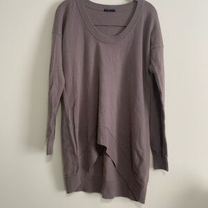 sisley oversized purple/gray sweater size small